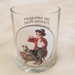 Norman Rockwell Old Fashion Glass Bedside Manor